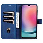 υποδοχές καρτών και μαγνητικό κούμπωμα μπλε