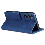 Θήκη Samsung Galaxy A05s AZNS Litchi Retro AZNS Texture Leather με βάση στήριξης, υποδοχές καρτών και μαγνητικό κούμπωμα μπλε - Image 4