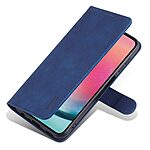 Θήκη Samsung Galaxy A05s AZNS Litchi Retro AZNS Texture Leather με βάση στήριξης, υποδοχές καρτών και μαγνητικό κούμπωμα μπλε - Image 5