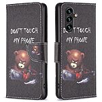 Θήκη Samsung Galaxy A05s OEM Angry bear with chainsaw με βάση στήριξης