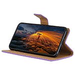 Θήκη Samsung Galaxy A05s Mad Mask Leather Wallet Case με βάση στήριξης, υποδοχές καρτών και μαγνητικό κούμπωμα Flip Wallet από συνθετικό δέρμα μωβ - Image 3