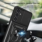 Θήκη Samsung Galaxy A05s Mad Mask Camshield Armor Guard Πλάτη με προστασία για την κάμερα, Kickstand και Βάση στήριξης από σκλήρό Premium TPU κόκκινο - Image 3