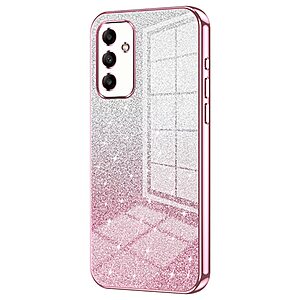 Θήκη Samsung Galaxy A05s OEM πλάτη με διακριτικό γκλίτερ V2 από αντικραδασμικό Premium TPU ροζ