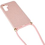 Θήκη Samsung Galaxy A05s OEM Soft Silicone Sockproof v2 πλάτη με κορδόνι από αντικραδασμικό TPU ροζ - Image 3