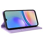 Θήκη Samsung Galaxy A05s YIKATU Folio Series με βάση στήριξης, υποδοχή καρτών και μαγνητικό κούμπωμα Flip Wallet από συνθετικό δέρμα και TPU μωβ - Image 4