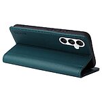 Θήκη Samsung Galaxy A05s YIKATU Folio Series με βάση στήριξης, υποδοχή καρτών και μαγνητικό κούμπωμα Flip Wallet από συνθετικό δέρμα και TPU πράσινο - Image 3