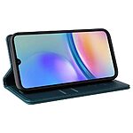 Θήκη Samsung Galaxy A05s YIKATU Folio Series με βάση στήριξης, υποδοχή καρτών και μαγνητικό κούμπωμα Flip Wallet από συνθετικό δέρμα και TPU πράσινο - Image 4