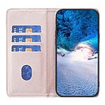 Θήκη Samsung Galaxy A15 4G / A15 5G BINFEN COLOR Leather Wallet series 9 με βάση στήριξης, υποδοχές καρτών και μαγνητικό κούμπωμα ροζ χρυσό - Image 3