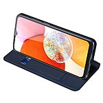 Θήκη Samsung Galaxy A15 4G / A15 5G DUX DUCIS Skin Pro Series με βάση στήριξης, υποδοχή καρτών και μαγνητικό κούμπωμα Flip Wallet από συνθετικό δέρμα και TPU μπλε - Image 3