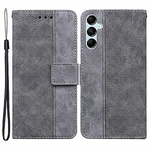 Θήκη Samsung Galaxy A15 4G / A15 5G Mad Mask Leather Wallet Case Geometry Style με βάση στήριξης