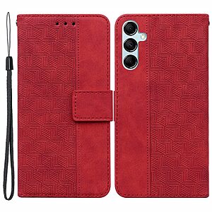 Θήκη Samsung Galaxy A15 4G / A15 5G Mad Mask Leather Wallet Case Geometry Style με βάση στήριξης