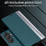 Θήκη Samsung Galaxy A15 4G / A15 5G New Design Leather Stand Cover από συνθετικό δέρμα μαύρο - Image 4