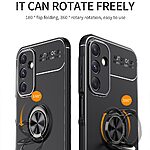 Θήκη Samsung Galaxy A15 4G / A15 5G OEM Magnetic Ring Kickstand / Μαγνητικό δαχτυλίδι / Βάση στήριξης TPU μαύρο - Image 3