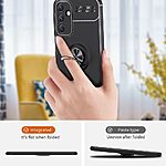 Θήκη Samsung Galaxy A15 4G / A15 5G OEM Magnetic Ring Kickstand / Μαγνητικό δαχτυλίδι / Βάση στήριξης TPU μαύρο - Image 5