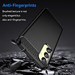 Θήκη Samsung Galaxy A25 5G Mad Mask Brushed TPU Carbon Πλάτη μαύρο - Image 4