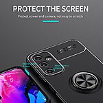 Θήκη Samsung Galaxy A25 5G OEM Magnetic Ring Kickstand / Μαγνητικό δαχτυλίδι / Βάση στήριξης TPU μαύρο - Image 4