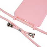 Θήκη Samsung Galaxy A25 5G OEM Soft Silicone Sockproof v3 πλάτη με κορδόνι από αντικραδασμικό TPU ροζ - Image 4