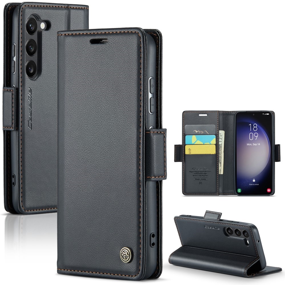 Θήκη Samsung Galaxy S24 5G CASEME 023 Series Πορτοφόλι με βάση στήριξης Θήκη Samsung Galaxy S24 5G CASEME 023 Series Πορτοφόλι με βάση στήριξης