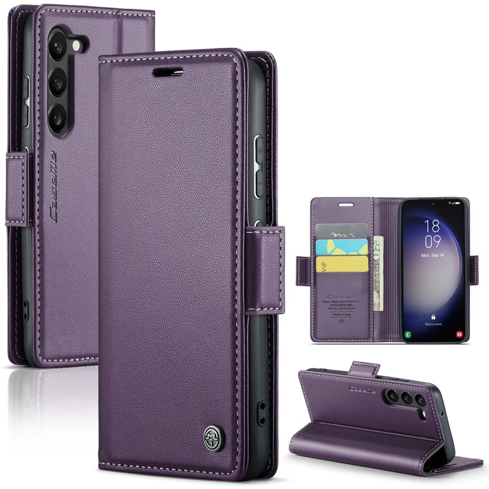 Θήκη Samsung Galaxy S24 5G CASEME 023 Series Πορτοφόλι με βάση στήριξης Θήκη Samsung Galaxy S24 5G CASEME 023 Series Πορτοφόλι με βάση στήριξης