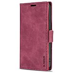 Θήκη Samsung Galaxy S24 5G N.BEKUS Litchi Retro Texture Leather με βάση στήριξης, υποδοχές καρτών και μαγνητικό κούμπωμα βαθύ κόκκινο - Image 5