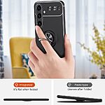 Θήκη Samsung Galaxy S24 5G OEM Magnetic Ring Kickstand / Μαγνητικό δαχτυλίδι / Βάση στήριξης TPU μπλε - Image 5