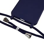 Θήκη Samsung Galaxy S24 5G OEM Soft Silicone Sockproof v2 πλάτη με κορδόνι από αντικραδασμικό TPU μπλε σκούρο - Image 4