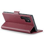 Θήκη Samsung Galaxy S24 Ultra 5G CASEME 023 Series Πορτοφόλι με βάση στήριξης, υποδοχές καρτών και μαγνητικό κούμπωμα από συνθετικό δέρμα και TPU κόκκινο - Image 3