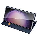 Θήκη Samsung Galaxy S24 Ultra 5G DUX DUCIS Skin Pro Series με βάση στήριξης, υποδοχή καρτών και μαγνητικό κούμπωμα Flip Wallet από συνθετικό δέρμα και TPU μπλε - Image 3