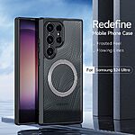 Θήκη Samsung Galaxy S24 Ultra 5G DUX DUCIS Aimo Series συμβατό με MagSafe φορτιστή - Ανθεκτική στις Πτώσεις μαύρο - Image 3