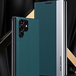 Θήκη Samsung Galaxy S24 Ultra 5G New Design Leather Stand Cover από συνθετικό δέρμα μπλε σκούρο - Image 2