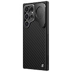 Θήκη Samsung Galaxy S24 Ultra 5G NiLLkin CarboProp Aramid fiber Series με προστασία για την κάμερα και βάση στήριξης MagSafe από Αυθεντικό Ανθρακόνημα Premium TPU μαύρο - Image 2
