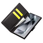 Θήκη Samsung Galaxy S24 Ultra 5G QIALINO book v4 με μαγνητικό κούμπωμα από Premium αυθεντικό δέρμα Genuine Cowhide μαύρο - Image 2