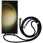 Θήκη Samsung Galaxy S24 Ultra 5G OEM Soft Silicone Sockproof v2 πλάτη με κορδόνι από αντικραδασμικό TPU μαύρο - Image 2