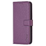 Θήκη TCL 40 NXTPAPER 4G BINFEN COLOR Leather Wallet series 12 με βάση στήριξης, υποδοχές καρτών και μαγνητικό κούμπωμα μωβ σκούρο - Image 5