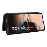Θήκη TCL 40 NXTPAPER 4G Mad Mask Carbon Folio Series με βάση στήριξης, υποδοχή καρτών και μαγνητικό κούμπωμα Flip Wallet από συνθετικό δέρμα και εσωτερικό TPU μαύρο - Image 3