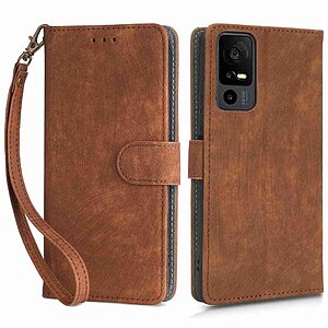 Θήκη TCL 40 NXTPAPER 5G Mad Mask RFID Blocking V2 Προστασία Ασύρματης Ανάγνωσης Καρτών Leather με βάση στήριξης