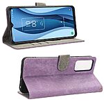 Θήκη TCL 40 NXTPAPER 5G Mad Mask RFID Blocking V2 Προστασία Ασύρματης Ανάγνωσης Καρτών Leather με βάση στήριξης, υποδοχές καρτών και μαγνητικό κούμπωμα μωβ - Image 3