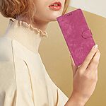 Θήκη TCL 40 SE Mad Mask Foldable Series με βάση στήριξης, υποδοχή καρτών και μαγνητικό κούμπωμα Flip Wallet από συνθετικό δέρμα και εσωτερικό TPU φούξια - Image 5