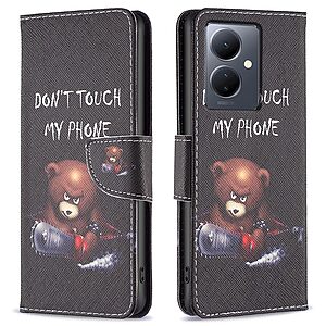 Θήκη Vivo Y36 OEM Angry bear with chainsaw με βάση στήριξης