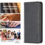 Θήκη Xiaomi Poco X6 Pro 5G BINFEN COLOR Leather Wallet series 9 με βάση στήριξης, υποδοχές καρτών και μαγνητικό κούμπωμα μαύρο - Image 5