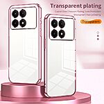 Θήκη Xiaomi Poco X6 Pro 5G Mad Mask Electroplating Series Thin Frame Πλάτη από Premium TPU με μεταλιζέ περίβλημα μαύρο - Image 3