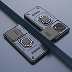 Θήκη Xiaomi Poco X6 Pro 5G Mad Mask Camshield Armor Guard v3 Πλάτη με προστασία για την κάμερα, Kickstand και Βάση στήριξης από σκλήρό Premium TPU μπλε - Image 5