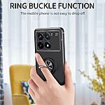 Θήκη Xiaomi Poco X6 Pro 5G OEM Magnetic Ring Kickstand / Μαγνητικό δαχτυλίδι / Βάση στήριξης TPU μαύρο / ροζ χρυσό - Image 5