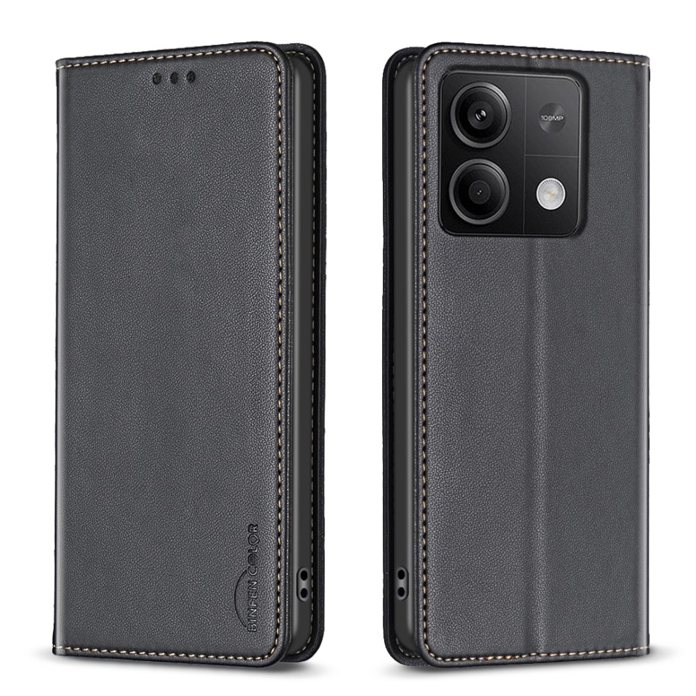 Θήκη Xiaomi Redmi Note 13 4G BINFEN COLOR Leather Wallet series 9 με βάση στήριξης Θήκη Xiaomi Redmi Note 13 4G BINFEN COLOR Leather Wallet series 9 με βάση στήριξης