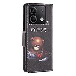 Θήκη Xiaomi Redmi Note 13 4G OEM Angry bear with chainsaw με βάση στήριξης, υποδοχές καρτών και μαγνητικό κούμπωμα Flip Wallet από συνθετικό δέρμα και TPU - Image 5