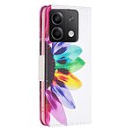 Θήκη Xiaomi Redmi Note 13 4G OEM Colorful Petals με βάση στήριξης, υποδοχές καρτών και μαγνητικό κούμπωμα Flip Wallet από συνθετικό δέρμα και TPU - Image 5