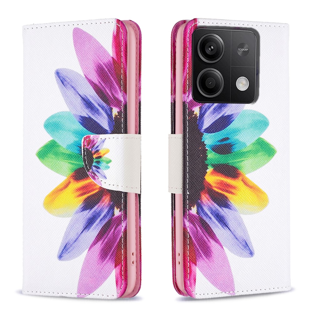 Θήκη Xiaomi Redmi Note 13 4G OEM Colorful Petals με βάση στήριξης Θήκη Xiaomi Redmi Note 13 4G OEM Colorful Petals με βάση στήριξης