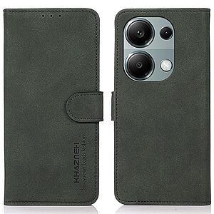 Θήκη Xiaomi Redmi Note 13 4G KHAZNEH Litchi Retro Texture Leather με βάση στήριξης
