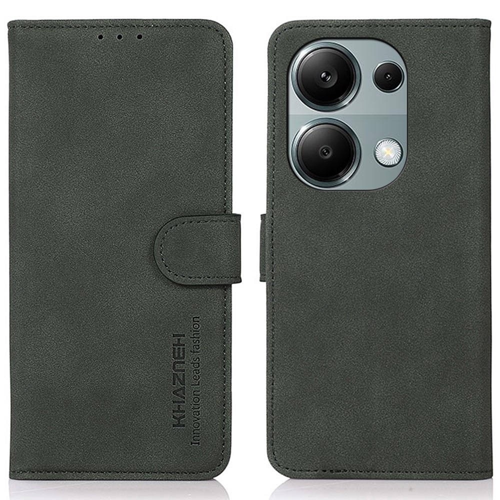Θήκη Xiaomi Redmi Note 13 4G KHAZNEH Litchi Retro Texture Leather με βάση στήριξης Θήκη Xiaomi Redmi Note 13 4G KHAZNEH Litchi Retro Texture Leather με βάση στήριξης