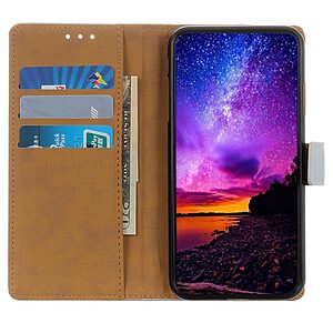 υποδοχές καρτών και μαγνητικό κούμπωμα Flip Wallet από συνθετικό δέρμα μαύρο